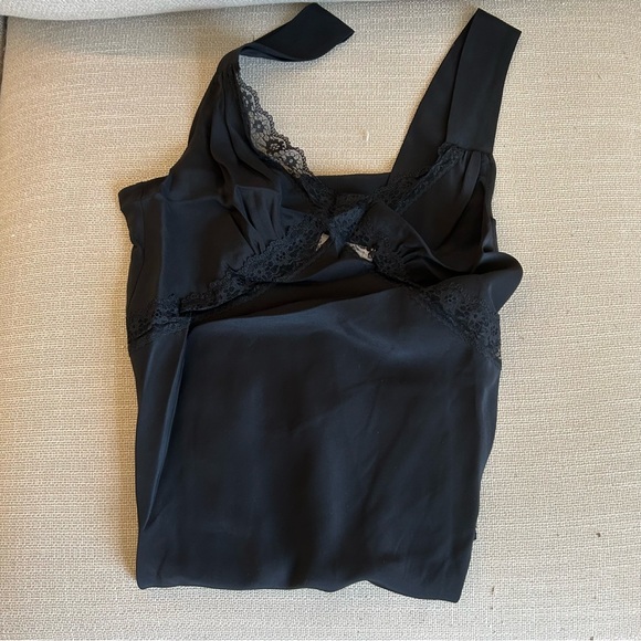 NWT Reformation Provence Lace Silk Midi Dress - Black Noir Classic - Picture 4 of 11